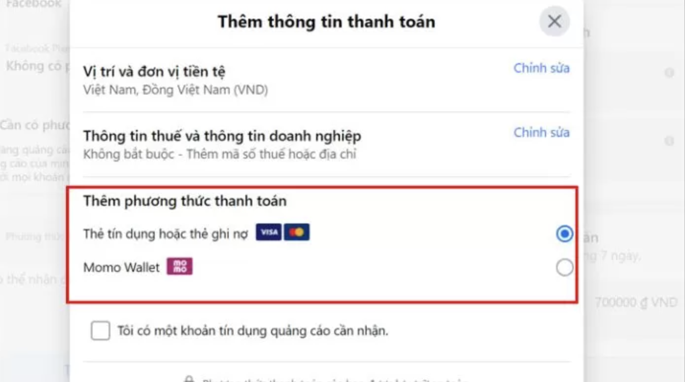 cách tạo tài khoản quảng cáo cá nhân