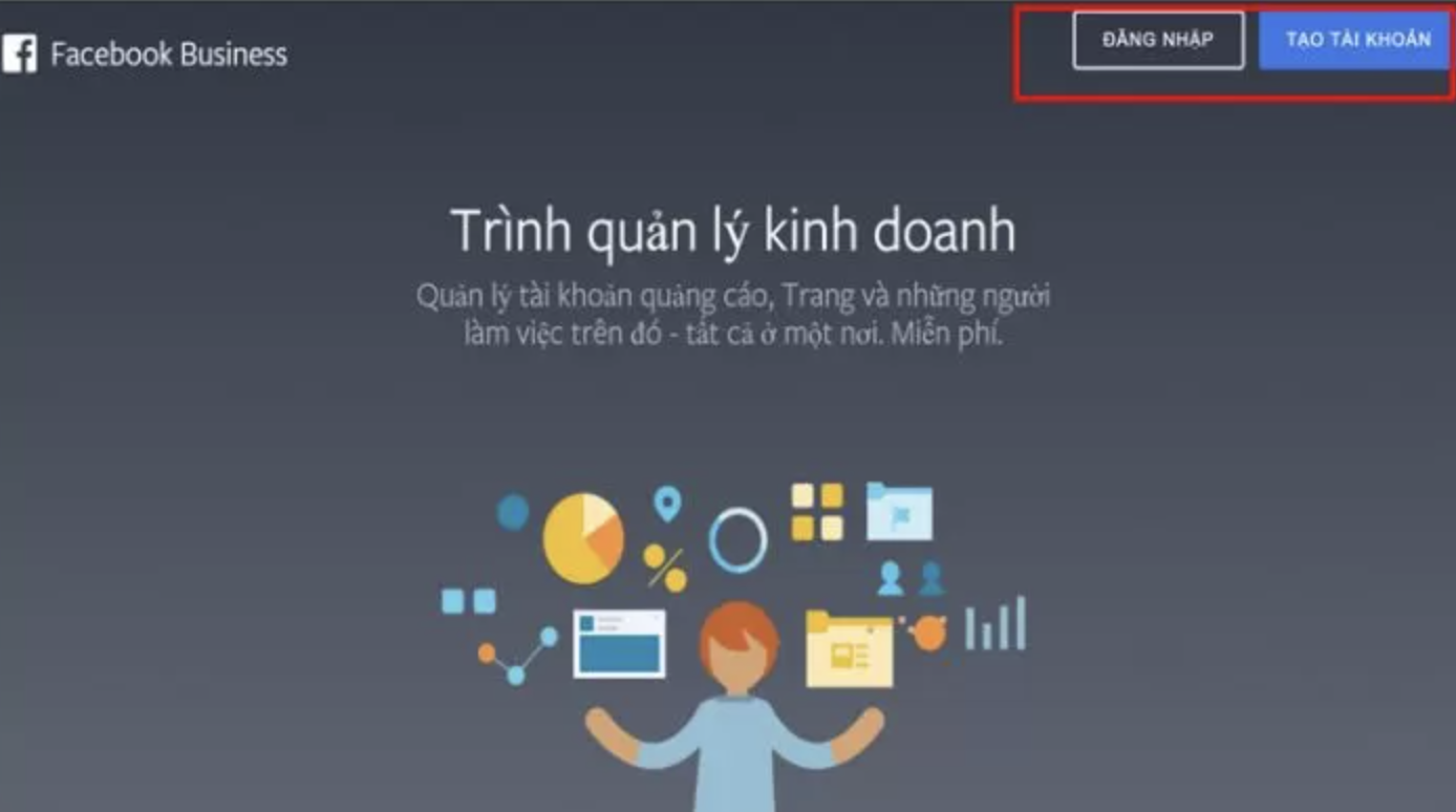 cách tạo tài khoản quảng cáo doanh nghiệp