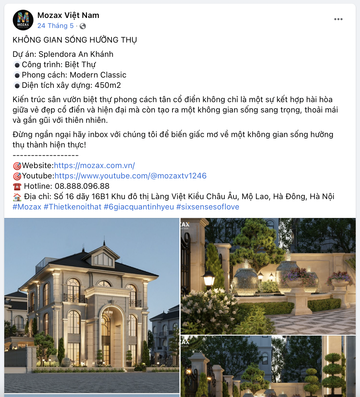 quảng cáo mozax