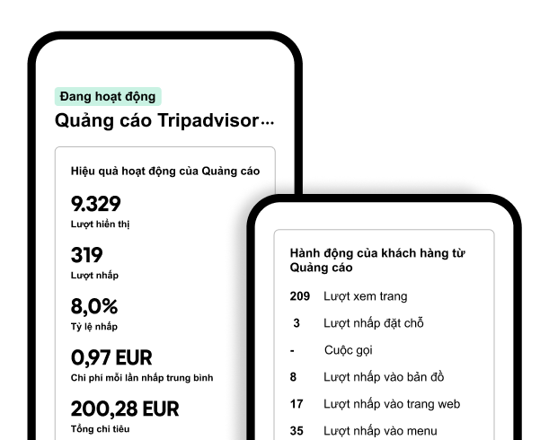 quảng cáo trên advisor