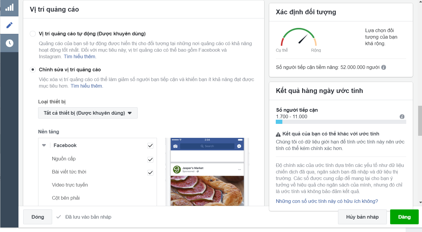 cach quang cao fanpage tren facebook