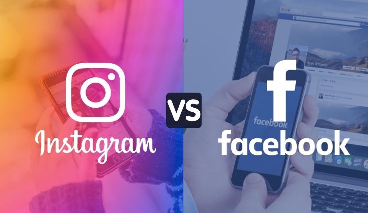 so sánh instagram và facebook